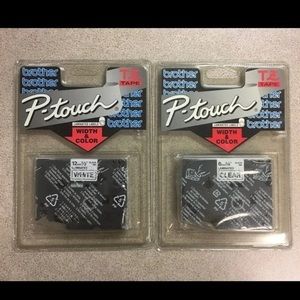 Brother TZ Tape label P-Touch 1/2''  1/4
